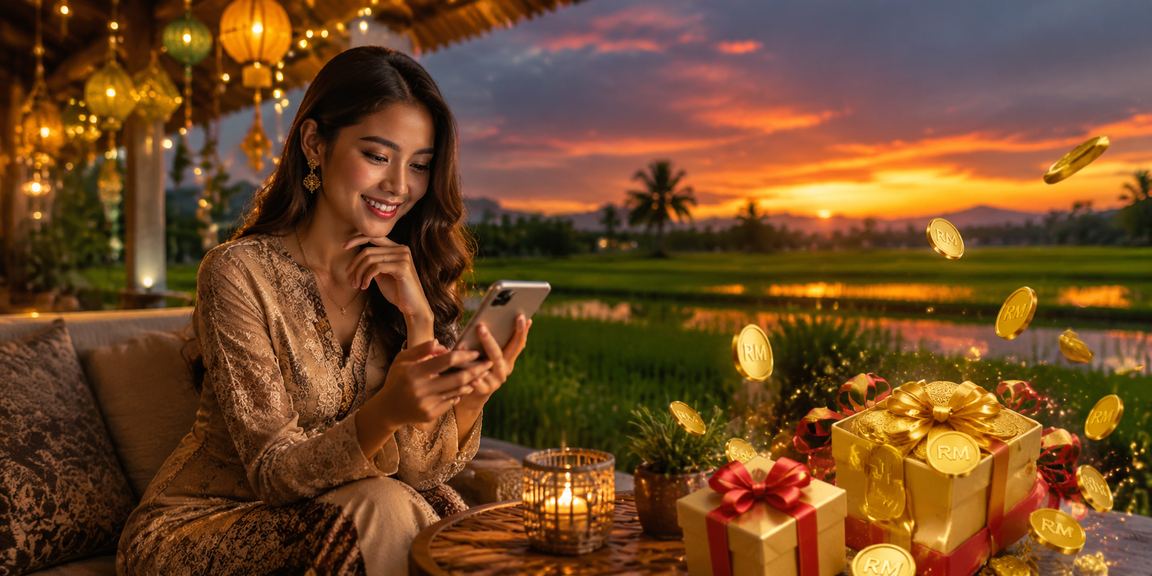 Pengguna Malaysia mengakses kasino dalam talian melalui telefon pintar di kawasan luar bandar Kedah